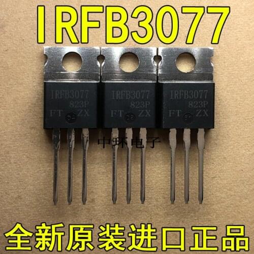 10 PCS IRFB3077PBF IRFB3077 TO220 210A 75V MOS FB3077 TO220
