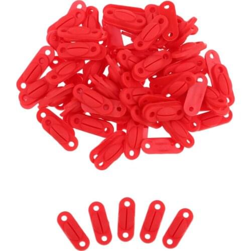 100x Badminton String Protection Pad Racket Frame Protector Racquet Grommet 0.43x0.16inch/0.6x0.18inch