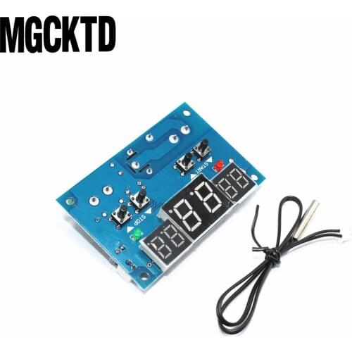 5pcs DC12V thermostat Intelligent digital thermostat temperature controller With NTC sensor W1401 led display