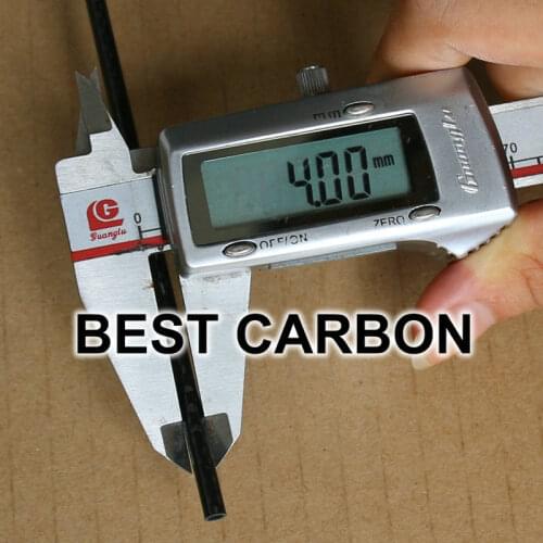 5pcs x 4mm x 3mm x 1000mm High Quality 3K Carbon Fiber Fabric roll wrapped Tube