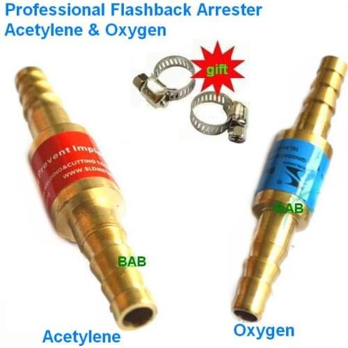 Acetylene Flashback Arrester And Oxygen Flashback Arrester For Gas tube or Gas Pipe