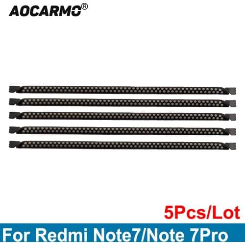 Aocarmo 5PCS/Lot For XiaoMi Redmi Note 7 Note7 Pro New Anti Dust Mesh Ear Speaker Anti Dust Earpiece Net