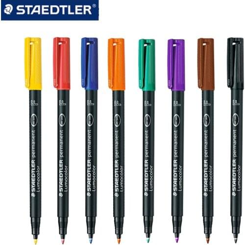 3pcs STAEDTLER 313S 317M rotuladores color art marker ink marking stationery office school supplies quick-drying waterproof