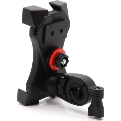 Bicycle Motorcycle Phone Holder For iPhone Huawei Samsung Non-slip 360 Rotation Adjustable Mount Support For 4-7 Inch phone