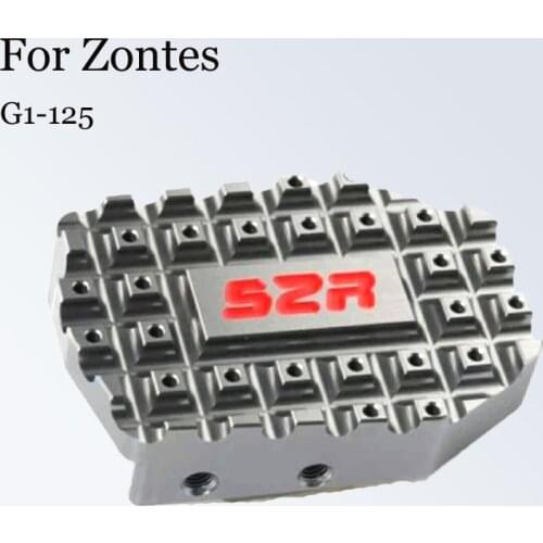 For Zontes G1-125 G1 125 Motorcycle Accessories Rear Foot Brake Lever Pedal Enlarge Extension Rear Brake Peg Pad Extender