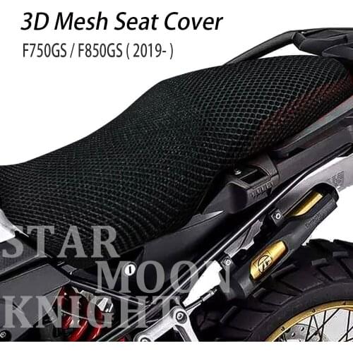 F 850GS F 750GS Rear Seat Cowl Cover 3D Mesh Net Waterproof Sunproof Protector Motorcycle Accessories for BMW F850GS F750GS
