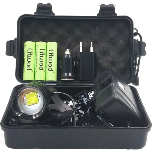 XHP160 Headlamp Led Headlight Head Lamp Light Lantern Original Fishing Litwod Camping Riding Climbing Lithium Ion Strobe