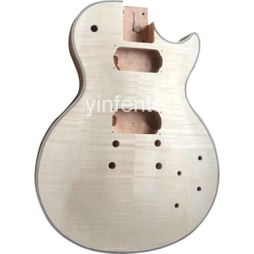 New Unfinished electric guitar Body Mahogany wood rosewood Fretboard