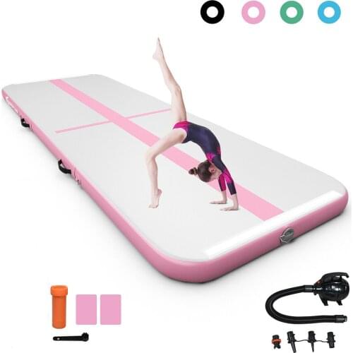New Inflatable Airtrack 5M Inflatable Air Track Mats With Free Pump DWF Air Track Air Floor Tumbling Mat For Gymnastic