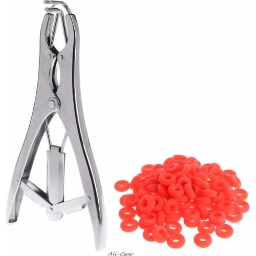 Animal Castration Pliers Tail Rubber Ring Cutting Clamp Bloodless Sheep Pig Expansion Device Farm Animal Supplies