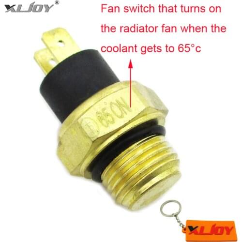 XLJOY M16 ATV Radiator Thermal Cooling Fan Switch For 250cc Water Cooled Quad 4 Wheeler Scooter Moped Motorcycle Parts
