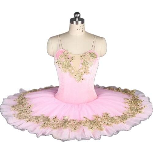 Pink Velvet Bodice Tutu Pre-professional Ballet Tutu For Competition Or Performance Dance Costumes Ballet Costumes Tutu