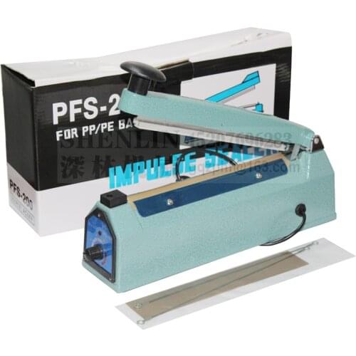 Hand sealer SF200 aluminum shell 110V/220V plastic bag sealing machine aluminum foil package sealer film foil hot sealer SHENLIN