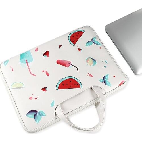 Cute Laptop Bag Water Resistant Briefcase 13.3 15.4 Inch Notebook Laptop HandBag For Mac Xiaomi Air Pro Shoulder Case