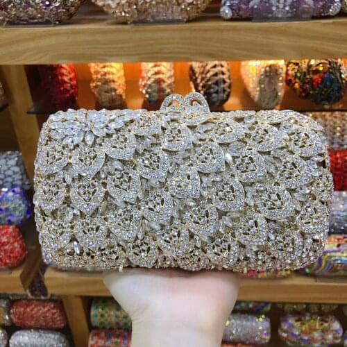 Lady wedding Crystal Rhinestone bag Women Evening Bag Fashion Ladies Handbags Party clutch Purse Women Phone bags clutches bags