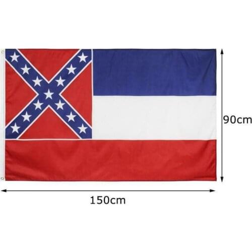 1PCS 90*150cm Mississippi National Flag Fast Dropshipping