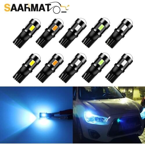 10x T10 W5W 12v 6000k wedge light Car Interior Lights For Lancer Pajero Sport ASX L300 L400 Space Wagon Star Sigma Outlander