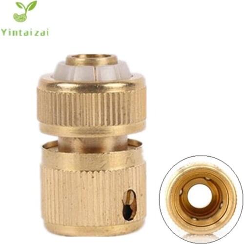 1/2" Brass Hose Connector (12mm) Flow Connector Garden Watering Tools Water Gun Accessory Hose End Fittings