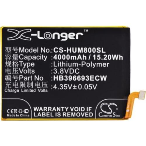 Cameron Sino 4000mah battery for HUAWEI Ascend Mate 8 Dual SIM M200-UL00 Mate 8 Dual SIM TD-LTE 32GB NXT-DL00 NXT-L09 NXT-TL00
