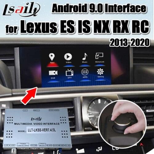 Android 9.0 multimedia video Interface GPS Navigation Box for ES GS IS LX NX RX.... 2013-20 support carplay 3+32gb by Lsailt