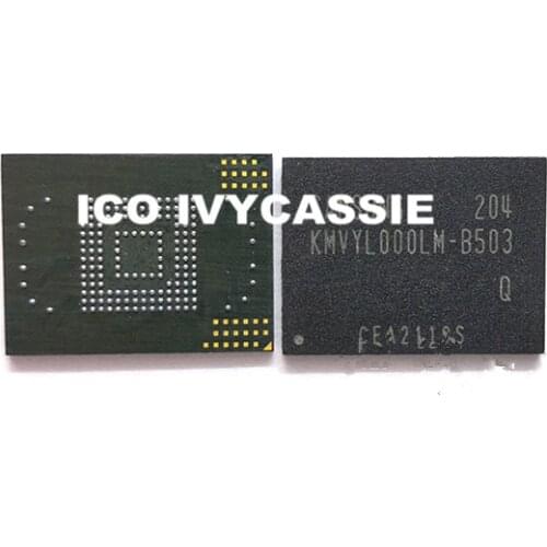 KMVYL000LM-B503 eMMC NAND Flash Memory IC Chip Used 100% Tested Good
