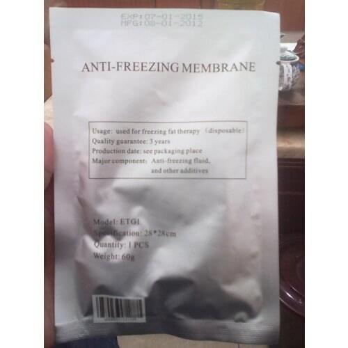 Free Shipping Anti Freeze Membrane/fat Freeze Cryo Pad For Freeze Fat Cryotherapy Machine