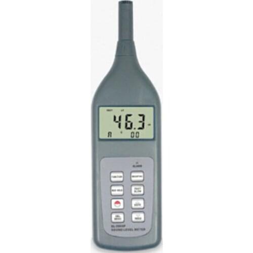 Sound Level Meter SL-5868P Digital Noise Meter Decibel Monitor Tester Self Calibration with Software and Cable for RS232C
