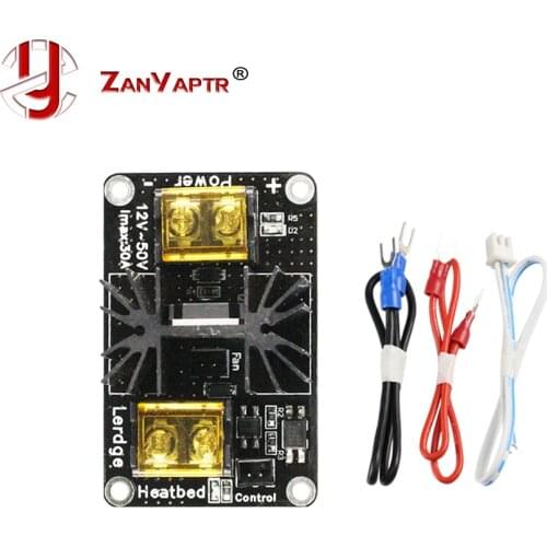3D printer part Heat Bed Power Module Hot Bed Power Expansion Board High Current Load Module Mos Tube with Cables