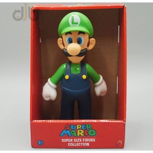 F-Mario Bros Game Character Toys 9 inch Luigi Action Figure