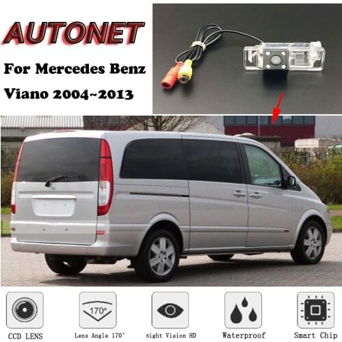 AUTONET Backup Rear View camera For Mercedes Benz Viano 2004 2005 2006 2007 2008 2009~2013 Night Vision/license plate camera