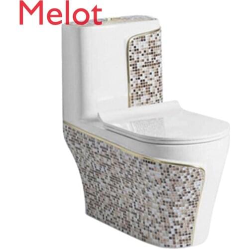 Ceramic Chinese Floor Mounted Closet Bathroom Elongated Porcelain Good Quality Siphonic One Piece Toilet