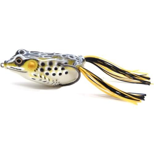 MAKEBASS 1 PCS Soft Small Jump Frog Wobbler Fishing Lures Top water Ray Frog Artificial Soft Bait fishing tackle