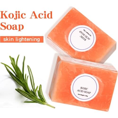Dark Black Skin Lightening Soap Kojic Acid Whitening Soap Kojic Acid Glycerin Brighten Face Body Skin Bleaching Soap