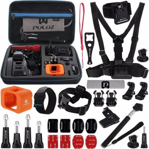 PULUZ 29 in 1 Accessories Combo Kits with EVA Case for GoPro Hero5 Hero4