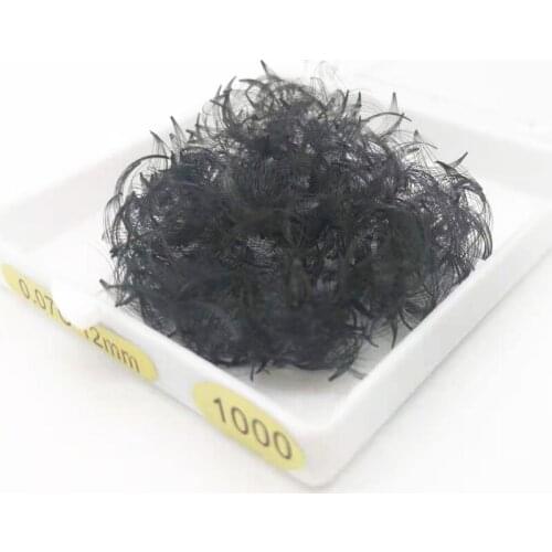 300/500/1000 Loose Bulk Premade Fans Eyelash Extensions Heat Bonded Russian Strip Lashes 1 Bottle Premade Fans Small Jar Lashes
