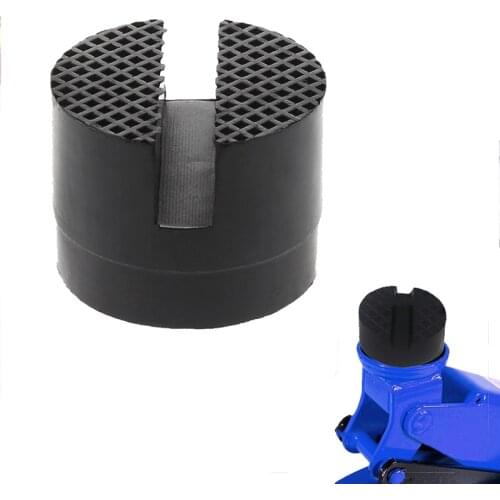 Floor Slotted Car Rubber Jack Pad Frame Protector Rail Adapter Jacking Disk Pad Car Lift Jack Stand Pad Pinch Weld Lifting Disk