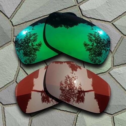 Jade Green&Bronze Brown Sunglasses Polarized Replacement Lenses for Crankshaft