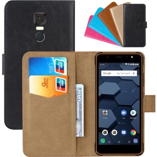 Luxury Wallet Case For Poptel P10 PU Leather Retro Flip Cover Magnetic Fashion Cases Strap