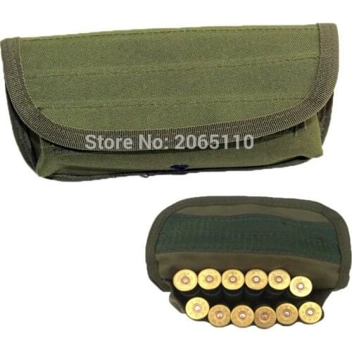Tactical Molle Bandolier 12 Gauge Pouch Cartridge Ammo Bag Shotgun Magazine Pouch Bullet Shell Military Hunting Accessories
