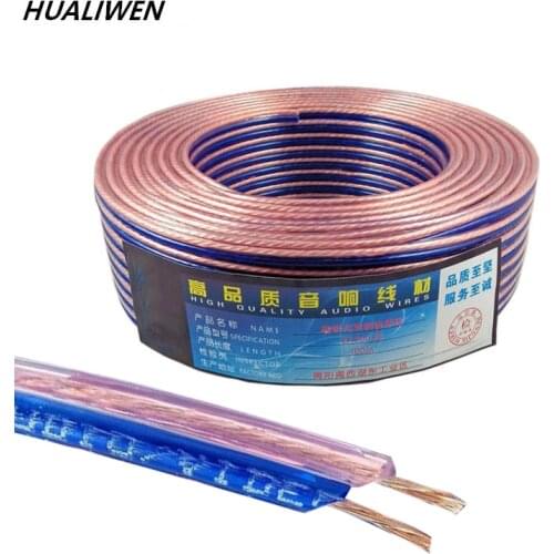 300 High transparent core oxygen-free copper speaker stereo speaker wire line
