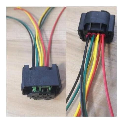 8 PIN 8 WAY ACC Electric Eye Radar Sensor Plug Lane Change Assist Controller Connector For VW A4L A5 A6L New A8 Q7 4F0 972 708