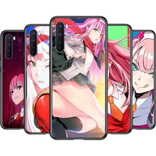 Zero Two Darling In The FranXXX Silicone Cover For OnePlus Nord CE 2 N100 N10 9 9R 8T 8 7T 7 6T 6 5T Pro Black Soft Phone Case