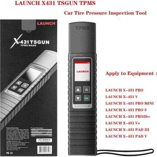 LAUNCH X431 TSGUN TPMS Car Tire Pressure Inspection Tool Sensor Activation Read Learn Programming Detector For X431 V/V+/PRO3S
