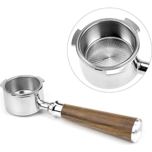 Espresso Coffee Machine Handle 51MM Bottomless Filter Holder For ECO685/EC680