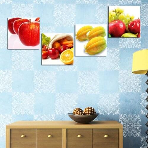 Framed Moldura Wall Picture For Home Decoration Modern 4 Panel Canvas Painting On The Hall Wall Posters And Print Ready To Hang