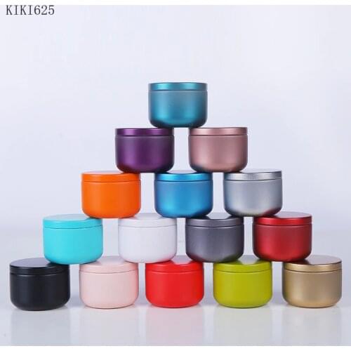 Modern Color Metal Tea Caddy Portable Mini Storage Tank Home Candy Jewelry Box Multifunctional Storage Container Home Decoration