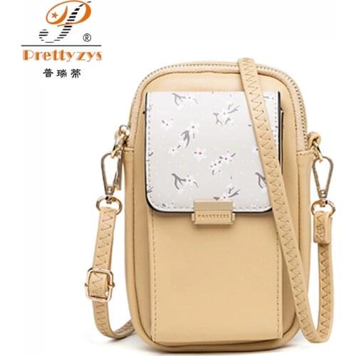 Prettyzys Fashion Mini Women Shoulder Bags Female Phone Wallet Messenger Bag Brand Designer Small Crossbody Bag Flap