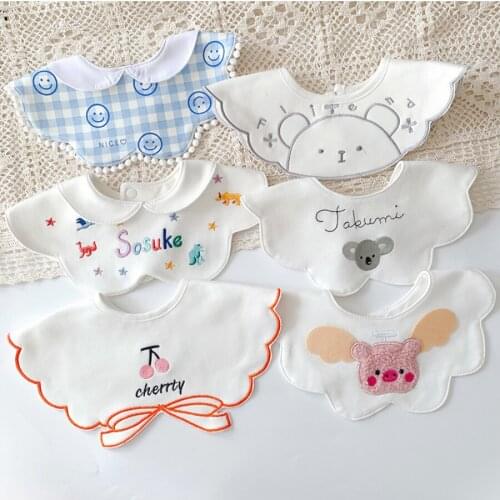 Newborn Bibs Baby Accessories Bibs Burp Cloths Cotton Infant Baby Bandana Kids Scarf Feeding Muslin Bib Baberos Bebe Algodon