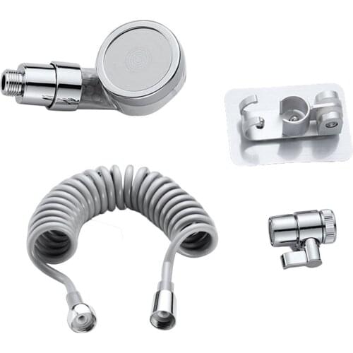 Short Handle SPA Shower Head High Pressure Water Saving For Bathroom And Hair Salon Faucet External Portable Water Filter