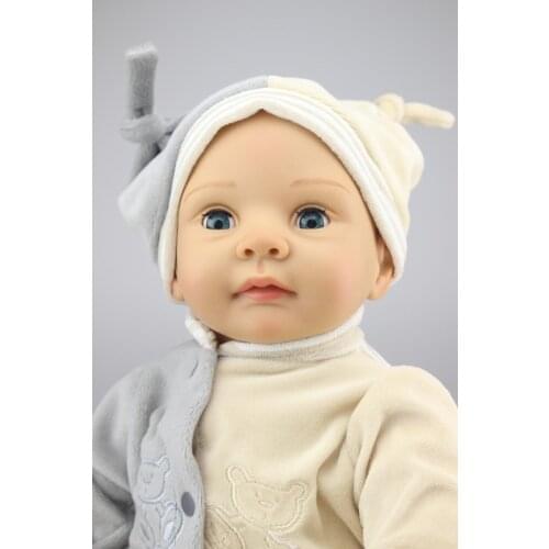 55cm/21inch New Simulation Baby Doll, The Eyes Will Move, Baby Toys, Sleeping Dolls, Free Shipping Boy